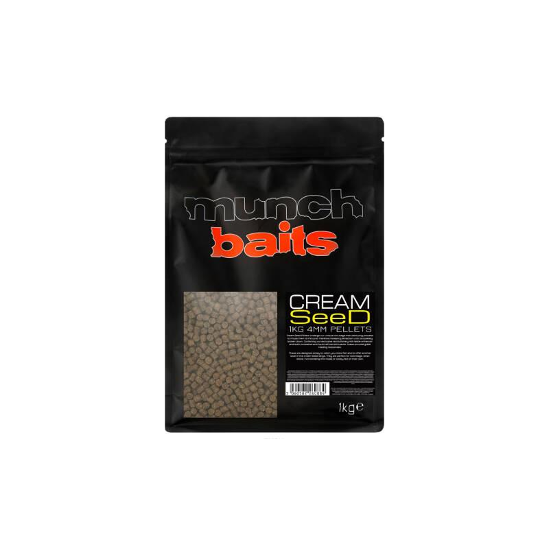 Pellet Zanętowy Munch Baits 4mm - Cream Seed 1kg
