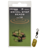 Otočný uzávěr s dorazem Drennan Small SWIVEL STOP BEADS č. 14