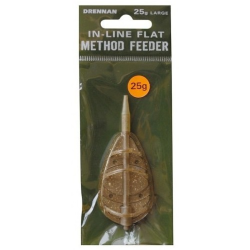Drennan IN-LINE LARGE 25g FLAT METHOD FEEDER