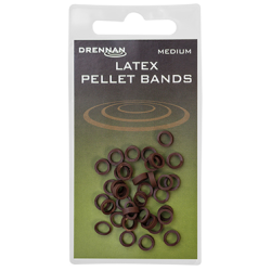 Drennan Latex Pellet Bands BROWN MEDIUM 30pcs.