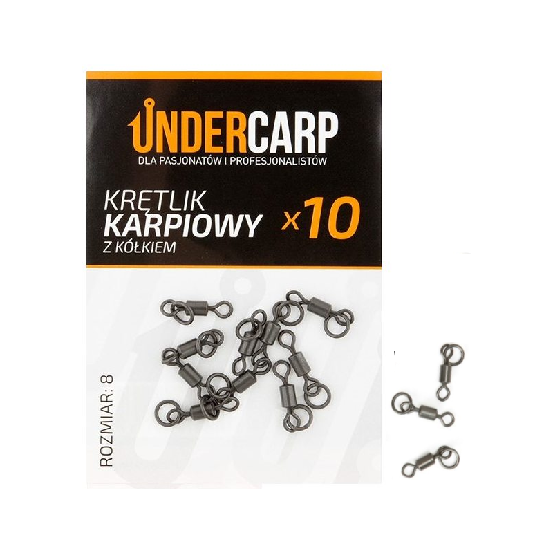 Krętlik karpiowy Undercarp z kółkiem r.8