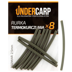 Smršťovací hadička Undercarp zelená 2,5mm