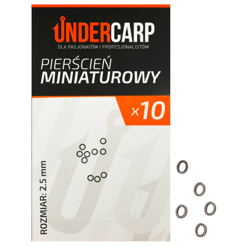 Pierścień miniaturowy Undercarp 2,5 mm