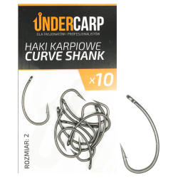 Haki Karpiowe Undercarp Curve Shank 2 Teflonowe