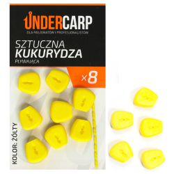 Umělá kukuřice plovoucí Undercarp - žlutá