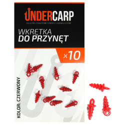 Undercarp Bait Screw - red