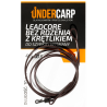 Leadcore bez rdzenia Undercarp z krętlikiem brązowy