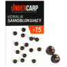Koralik Samoblokujący Undercarp brązowy 6 mm
