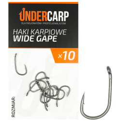 Haki Karpiowe Undercarp Wide Gape 8 Teflonowe