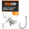 Haki Karpiowe Undercarp Wide Gape 10 Teflonowe