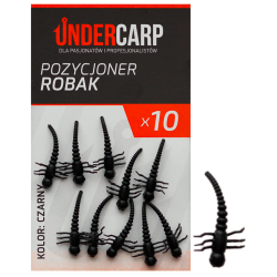 Undercarp worm hook aligner black