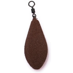 Carp weight Undercarp Torpedo with Swivel 100g Brown
