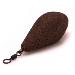 Carp weight Undercarp Torpedo with Swivel 80g Brown