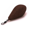 Carp weight Undercarp Torpedo with Swivel 80g Brown