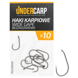 Kapr háčky Undercarp WIDE GAPE 6 Bez protihrotu
