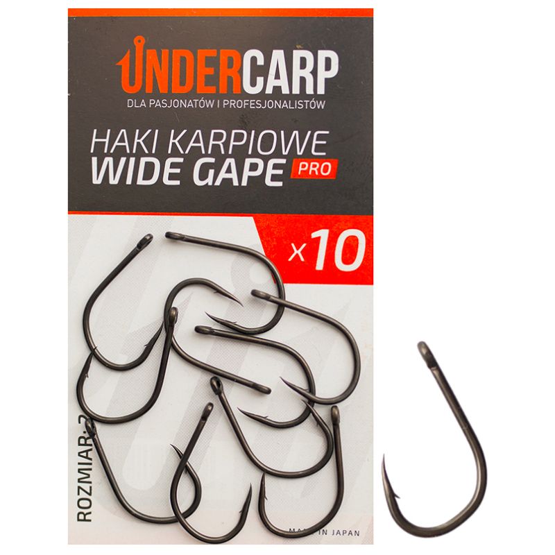 Haki karpiowe Undercarp Wide Gape Pro 2