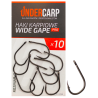 Haki Karpiowe Undercarp Wide Gape Pro 6