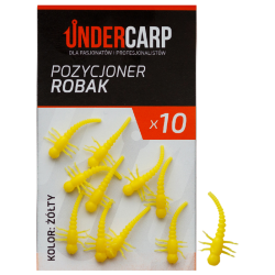 Haken-Positionierer Karpfen Wurm Gelb