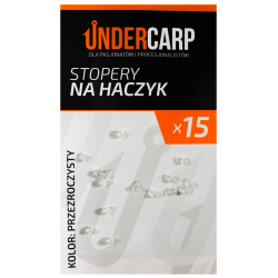 Stopery na haczyk Undercarp - przezroczyste