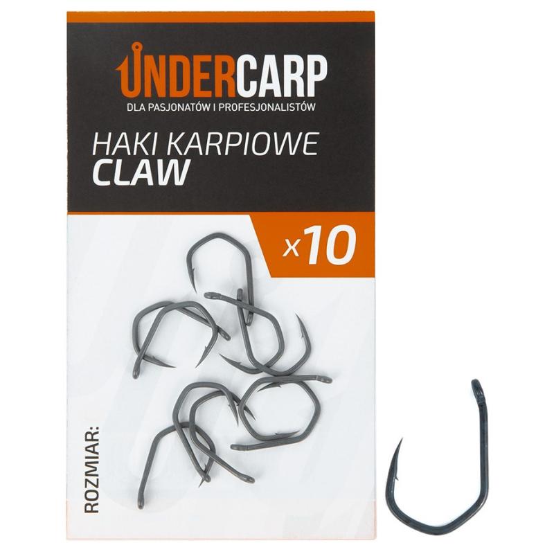 Haki Karpiowe Undercarp Claw 4 Teflonowe