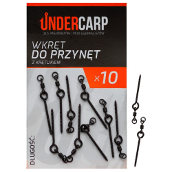 Köder-Schraube Undercarp mit Wirbel 8mm