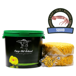 Carp Old School Bucket Bait - Squid 10kg