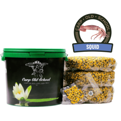 Návnadové zrno MIX Carp Old School Kbelík - Kalamáry 14kg