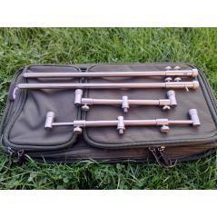 Set of supports 40/75cm and buzz bars 2W in adjustable case