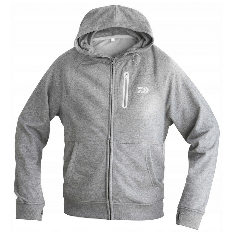 Daiwa D-VEC Grey Zip Hoodie XL