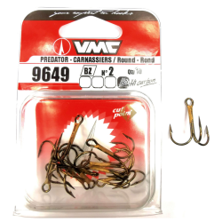 VMC 9649BZ Brown Hooks 10pcs 12