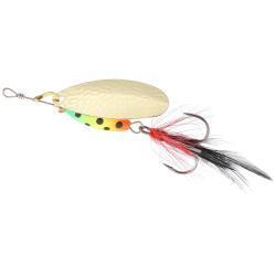 Třpytka rotační Mikado M-Grub 3 - Zlatá / Firetiger