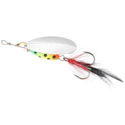 Blinkerspoon Mikado M-Grub 3 - Silber / Firetiger