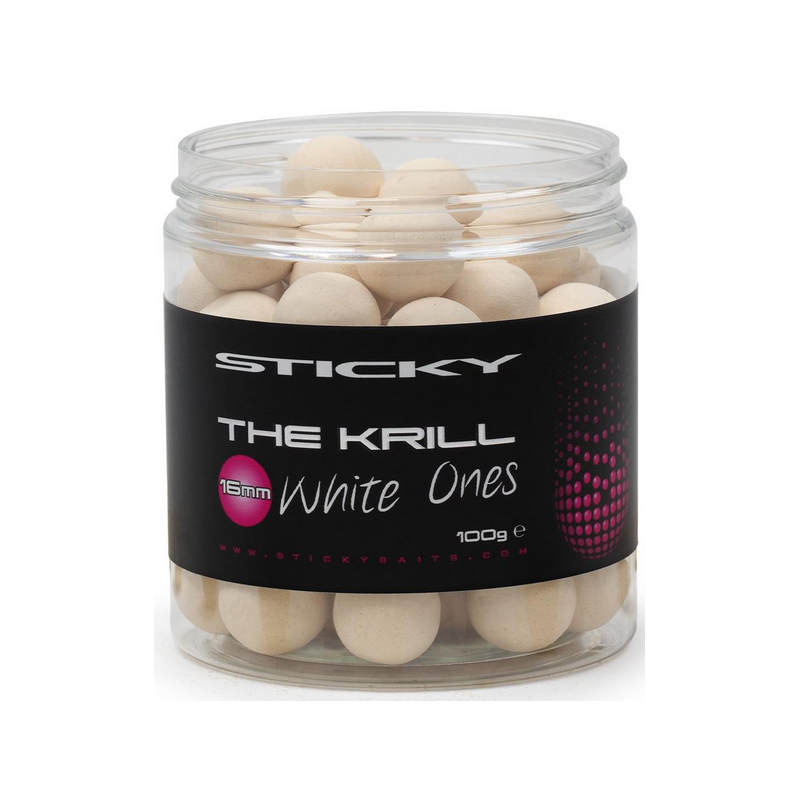 Kulki POP UP Sticky Baits - The Krill White ones 14mm