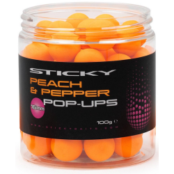 Kulki POP UP Sticky Baits - Peach Pepper 16mm