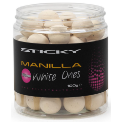 Kulki POP UP Sticky Baits - Manilla WHITE ONES 14mm