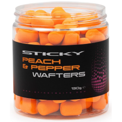 Dumbells Wafters Sticky Baits - Peach Pepper 12mm