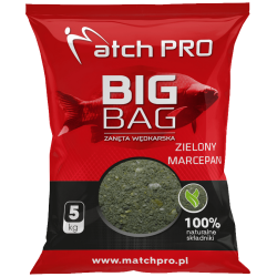 Zanęta Wędkarska MatchPro Big Bag - Zielony Marcepan 5kg