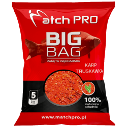 Rybářská návnada MatchPro Big Bag - Kapr Jahoda 5kg