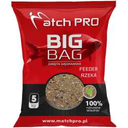 Rybářské krmítko MatchPro Big Bag - Říční feeder 5kg