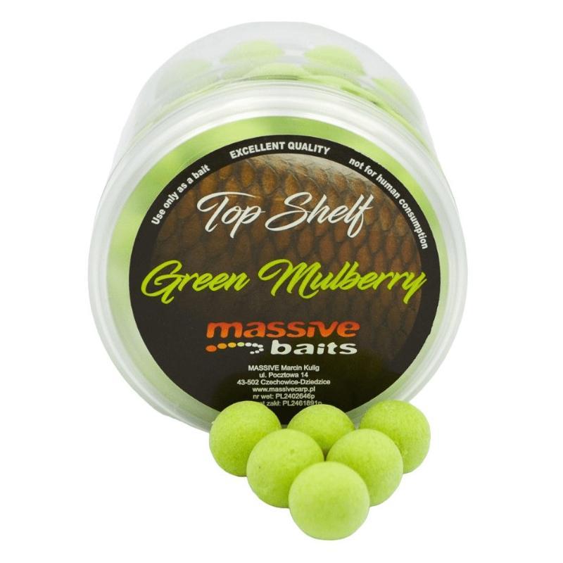 Kulki Pływające Massive Baits Pop-up 14mm - Green Mulberry