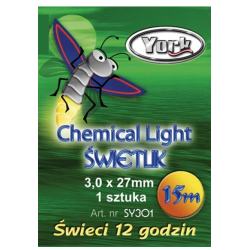 Rybářské světlo York 3.0/27mm 2ks