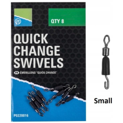 Preston Wirbel für schnellen Köderwechsel SMALL