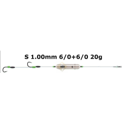 Madcat Adjusta Profi Worm Squid Ready Rig M 8/0+8/0