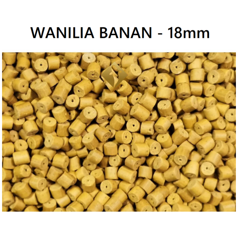 Pellet Zanętowy Harison 18mm Vanilka Banán 9kg pytel