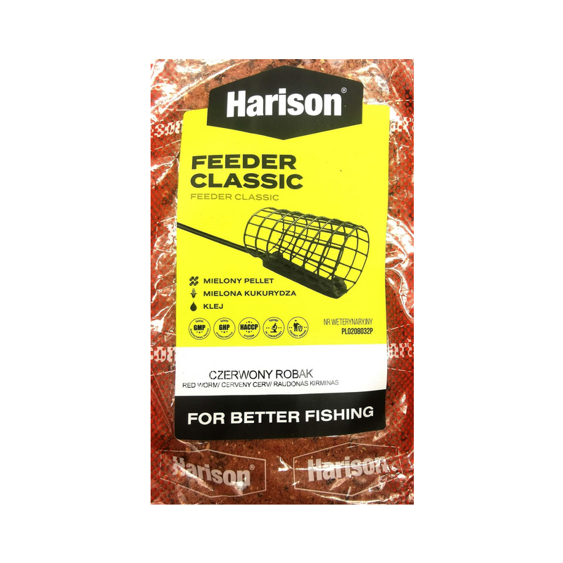 Zanęta wędkarska Harison Feeder Classic - Czerwony Robak 1kg