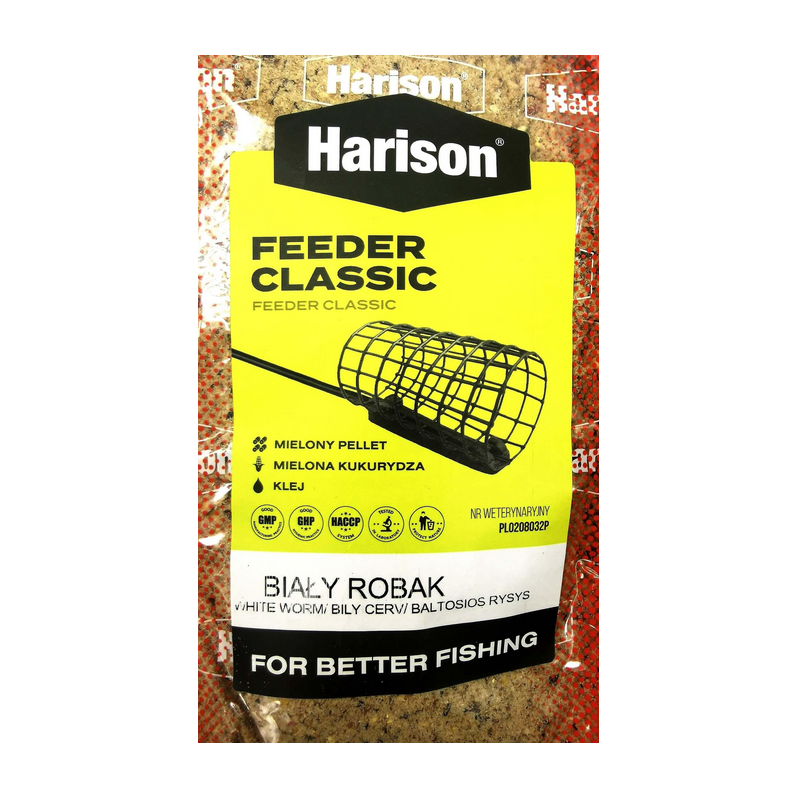 Zanęta wędkarska Harison Feeder Classic - Biały Robak 3kg