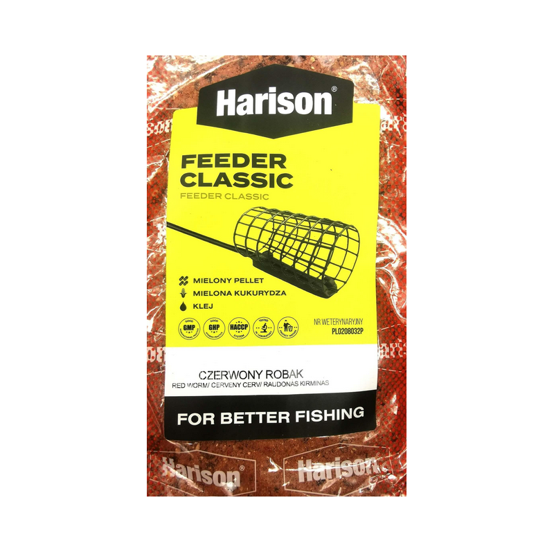 Zanęta wędkarska Harison Feeder Classic - Czerwony Robak 3kg
