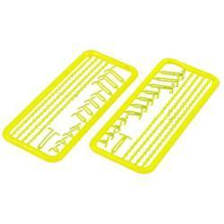 Köderstopper Mad Carp MIX Gelb Fluo