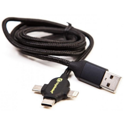USB-Kabel mit 3 Ladeeingängen Ridge Monkey 1m