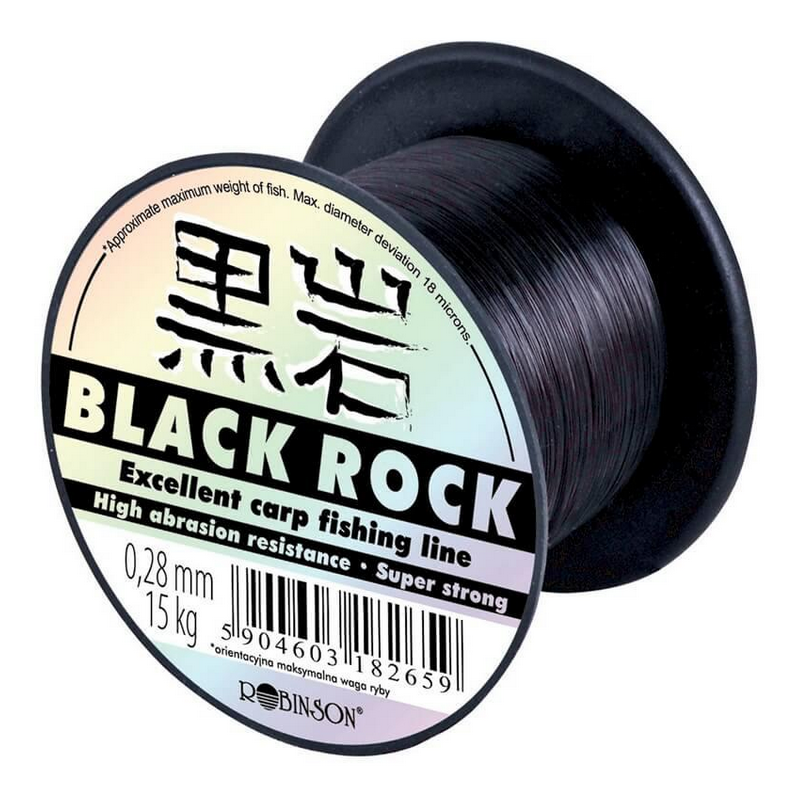 Żyłka Karpiowa Robinson Black Rock 600m 0,30mm